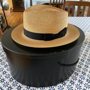 Optimo size 7 1/8,  57, Teardrop Milan Fedora w/ original box